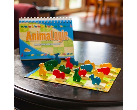 Gra Zwierzęca Logika Animal Logic 5+ Fat Brain Toy Qelements