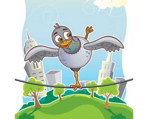 Gra rodzinna Balansujący Gołąbek Sturdy Birdy 5+ Fat Brain Toy Qelements