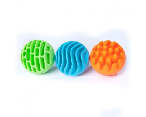 Sensoryczne Kule Sensory Rollers 6m+ Fat Brain Toy Qelements