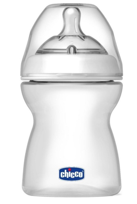 Chicco Butelka Plastikowa Step Up 250 ml Smoczek Silikonowy 4M+ 080725