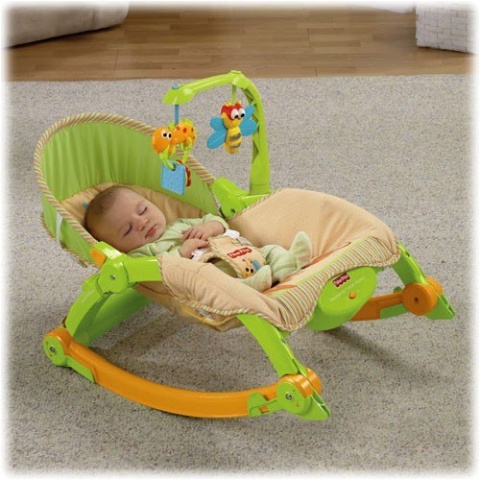 FISHER PRICE LEŻACZEK BUJACZEK 3w1 0-18 KG T2518