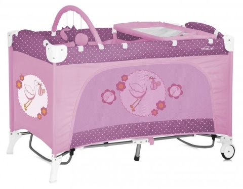 TRAVEL KID ROCKER Bertoni Lorelli łóżeczko turystyczne 2 poziomy