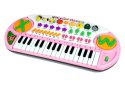 LeanToys Duży keyboard muzyczne pianinko ze zwierzątkami