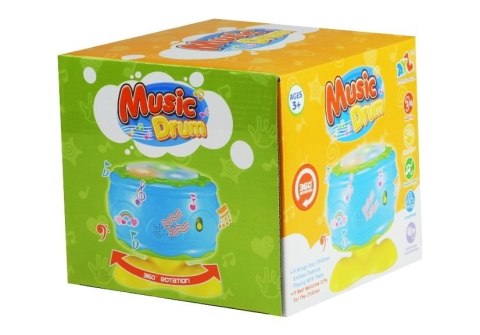 Interaktywny Grający Bębenek dla Malucha Różowy