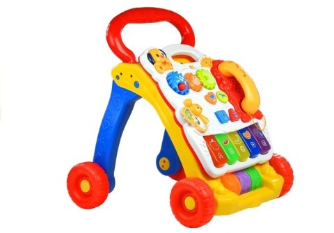 Muzyczny Jeździk Pchacz z Słuchawką Odpinany Panel