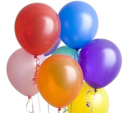 Balony Metaliczne Zestaw Różne Kolory 100 SZT