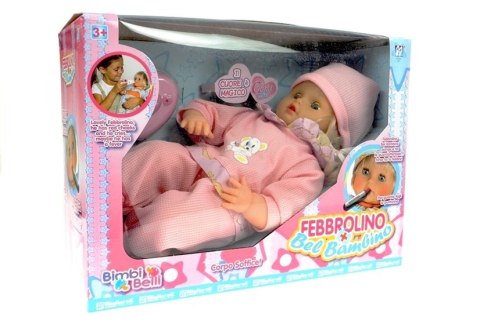 Lalka Bobas w Ubranku Bijące Serce Mruga Oczami