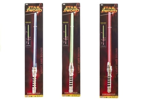 Miecz Świetlny Star Wars Jedi Świecący 3 Kolory