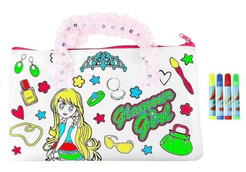 Torebka do Malowania Zestaw Kreatywny + 4 Pisaki