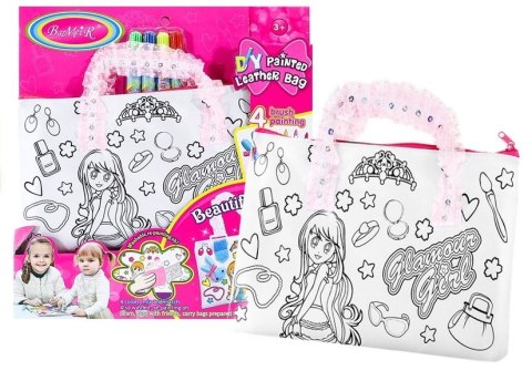 Torebka do Malowania Zestaw Kreatywny + 4 Pisaki