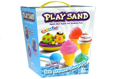 Magiczny Piasek Kinetyczny Zestaw z Foremkami-Lody
