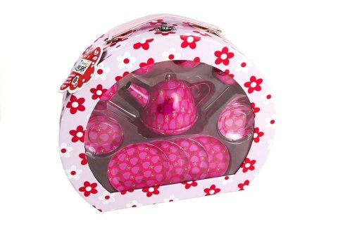 Zestaw do Herbaty Filiżanki Talerzyki Czajnik