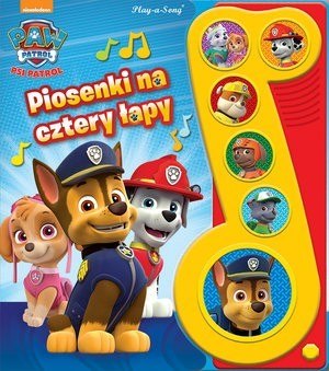 Książka Psi Patrol. Piosenki na cztery łapy