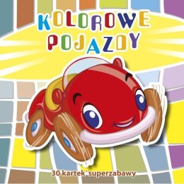 Książeczka / Kolorowanka KOLOROWE POJAZDY MD Wydawnictwo