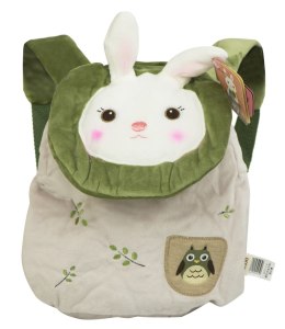 Plecak METOO królik zielony z sową 28cm