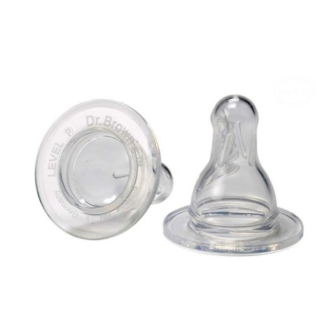Smoczki 3 standard silicon 2 szt 6m+ DR BROWNS