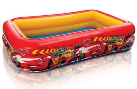 BASEN DMUCHANY CARS Auta 262X175X56cm 6lat+ INTEX 57478