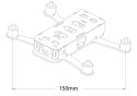 Drewniana rama Multirotor Quadcopter - Balsa