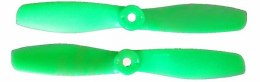 GEMFAN: Śmigła Gemfan Glass Fiber Nylon Bullnose 3.5x4.5 zielony (2xCW+2xCCW)
