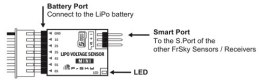 FrSky MLVSS mini czujnik napięcia akumulatora LiPo