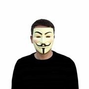 Maska V jak Vendetta - Anonymous, Guy Fawkes - BIAŁA