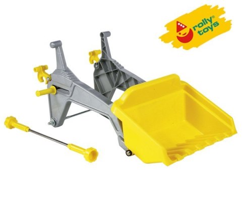 Rolly Toys RollyKid John Deere Traktor na Pedały z Łyżką i Przyczepą - Zielony
