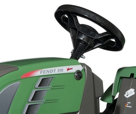 RollyToys rollyKid Duży Traktor na Pedały FENDT Przyczepa