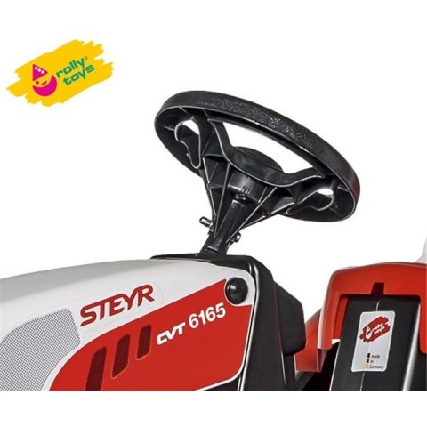 Rolly Toys rollyKid Steyr 6165 CVT Traktor na Pedały z Przyczepą Steyr