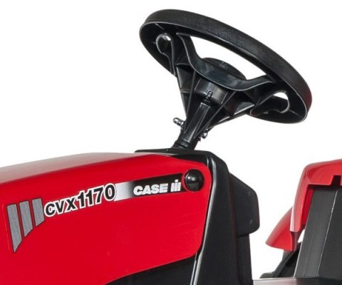 Rolly Toys rollyKid Case 1170 CVX Traktor na Pedały z Przyczepką Case Czerwony