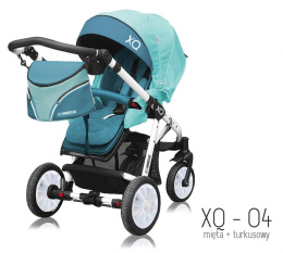 Sport XQ BabyActive Wózek spacerowy idealny na drogi i bezdroża! XQ-04 - biały stelaż
