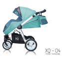 Sport XQ BabyActive Wózek spacerowy idealny na drogi i bezdroża! XQ-04 - biały stelaż