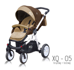 Sport XQ BabyActive Wózek spacerowy idealny na drogi i bezdroża! XQ-05 - biały stelaż