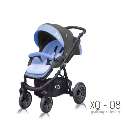 Sport XQ BabyActive Wózek spacerowy idealny na drogi i bezdroża! XQ-08 - czarny stelaż