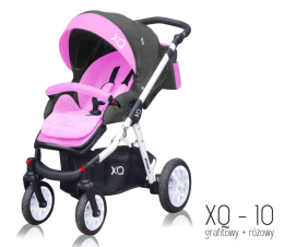 Sport XQ BabyActive Wózek spacerowy idealny na drogi i bezdroża! XQ-10 - biały stelaż