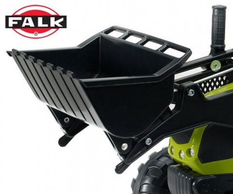 Falk Traktor Claas z Przyczepą i Łyżką na pedały