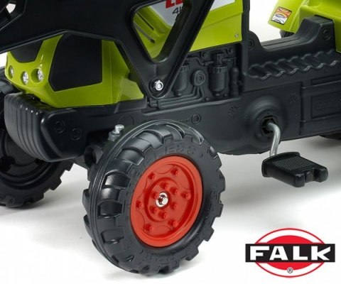 Falk Traktor Claas z Przyczepą i Łyżką na pedały