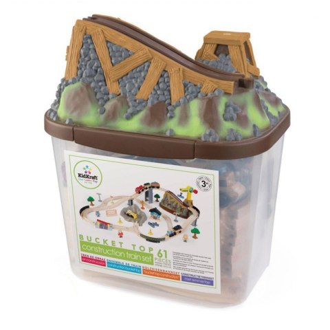 KidKraft Kolejka drewniana Tory pociąg