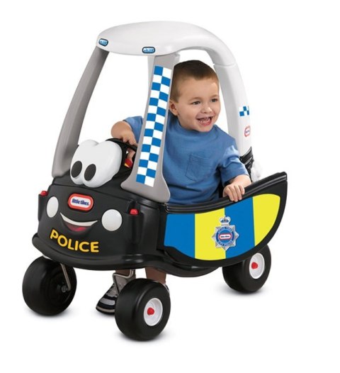 Little Tikes Jeździk Patrol Policji Samochód Cozy Coupe Radiowóz