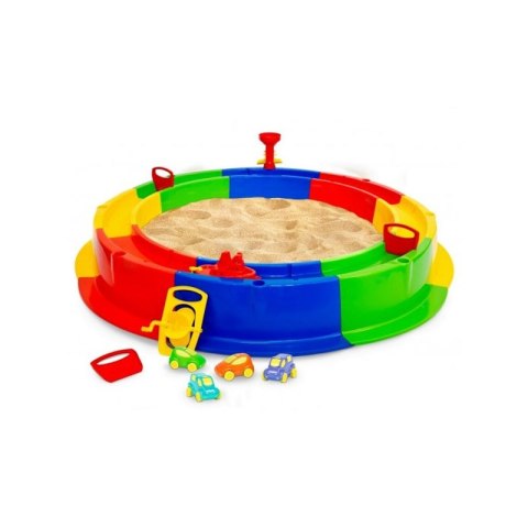 Piaskownica 2w1 Tor Wodny + 10 akcesoriów