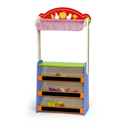 Drewniany Teatrzyk i sklepik 2w1 z akcesoriami Viga Toys