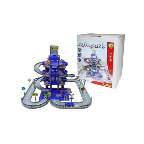 Wielki Garaż Parkink Myjnia Tor 4 Poziomy + Autka