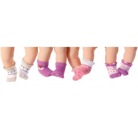 Skarpetki dla lalki Baby Annabell w kolorze różowym