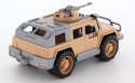 Samochód Jeep Obrońca Safari z obrotowym działem Wader Quality Toys