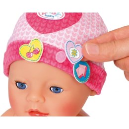 Baby Born Czapeczka z przypinkami dla lalki 43 w kolorze różowym