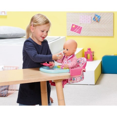Krzesełko do karmienia dla lalki Baby Born 43 cm montowane do stołu