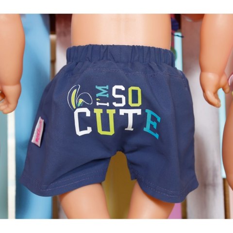 Szorty kąpielowe dla lalki Baby Born 43 cm w kolorze granatowym