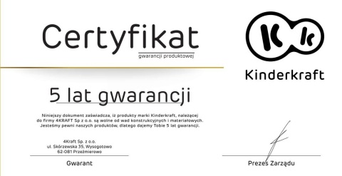 Fotelik samochodowy JUNIOR PLUS od 15 do 36 kg firmy KinderKraft red