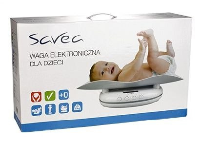 Waga Elektroniczna dla dzieci Abakus Baby biały