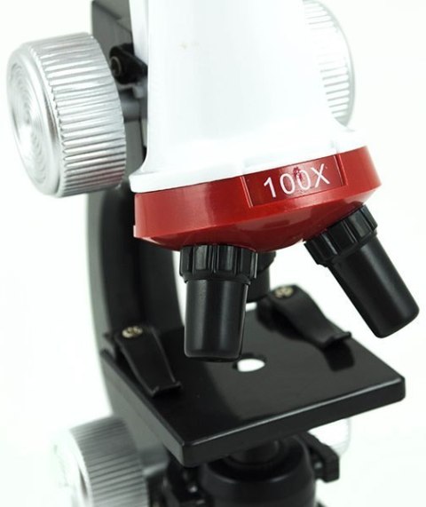 Mikroskop szkolny edukacyjny naukowy 1200x akcesoria