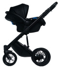 MAX 500 3w1 Dada Prams wózek dziecięcy z fotelikiem Kite 0-13kg - Pure Black